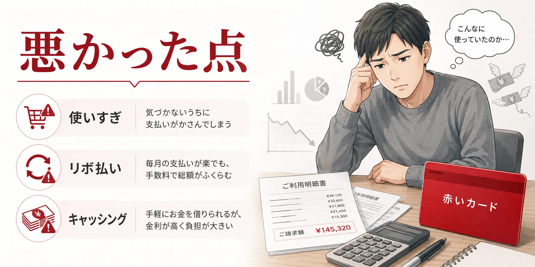 丸井の赤いカードの悪かった点